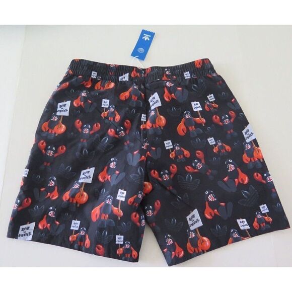 adidas HA4697 Men's Sz M Philip Colbert x Superstar "Save The Lobster" Shorts - Picture 2 of 7